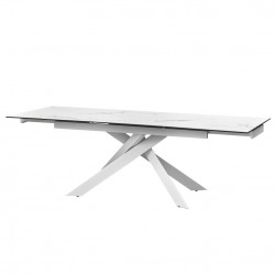 Gracio Straturario White стіл розкладний кераміка 160-240 см
