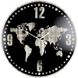 Настінний годинник Technoline 938228 World Map (938228)