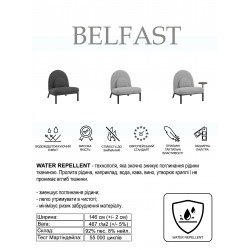 Крісло Soft Lounge Belfast 21 / Чорний (D32) 75x82x80