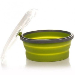 Контейнер складаний з кришкою-засувкою Tramp (550ml) olive